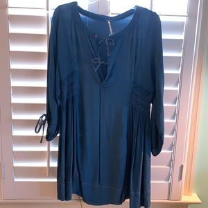Free People Teal Dress